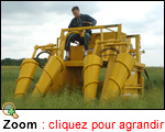 Andaineuse Baumont automotrice pour la séparation des micro parcelles de colza